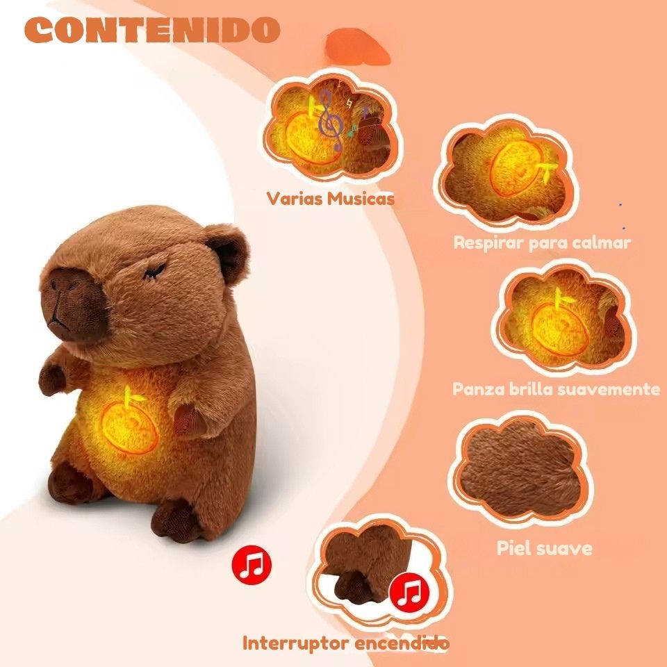 Peluche Capybara Anti Estrés
